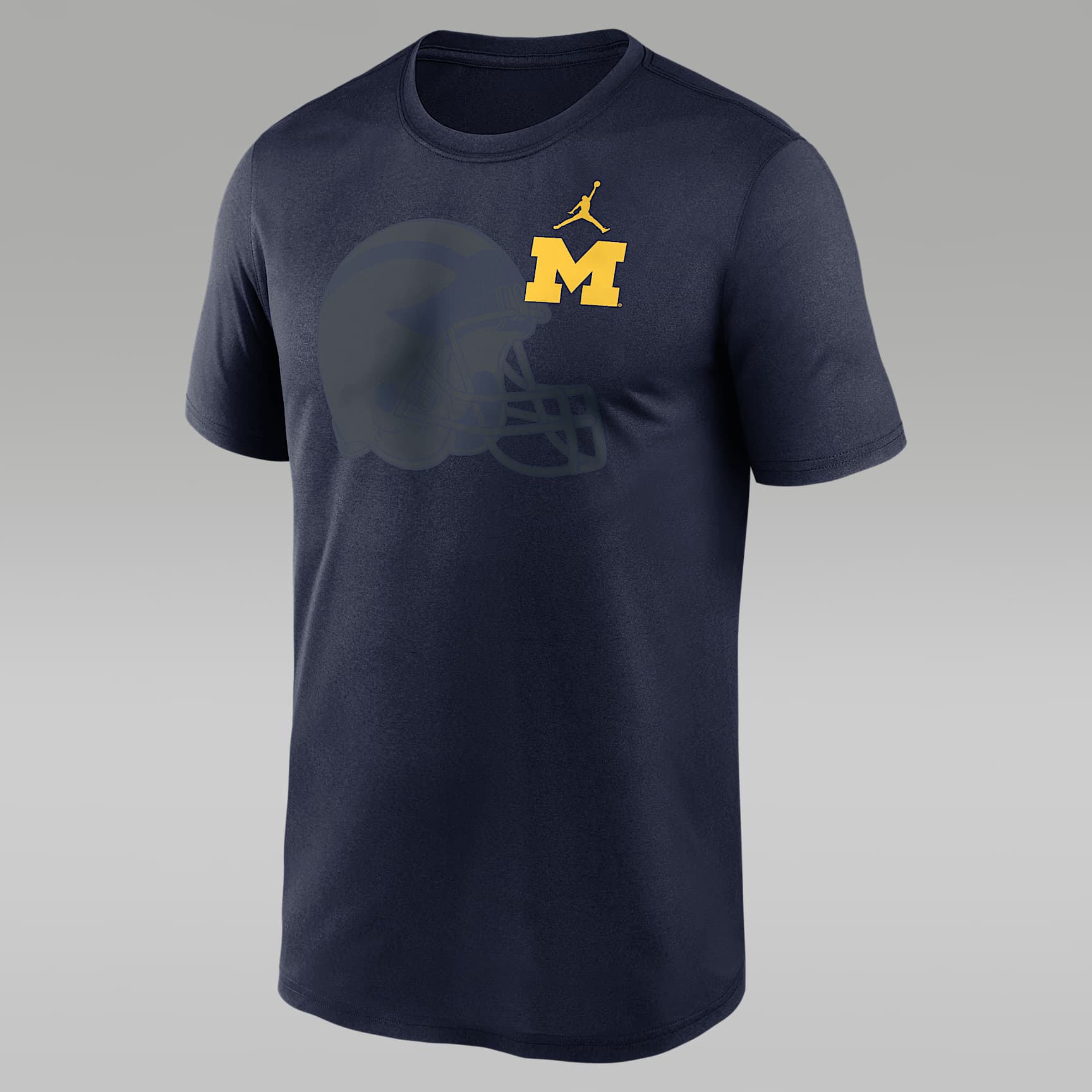 Michigan Campus Legend Shadow Logo Men's Jordan Dri-FIT College T